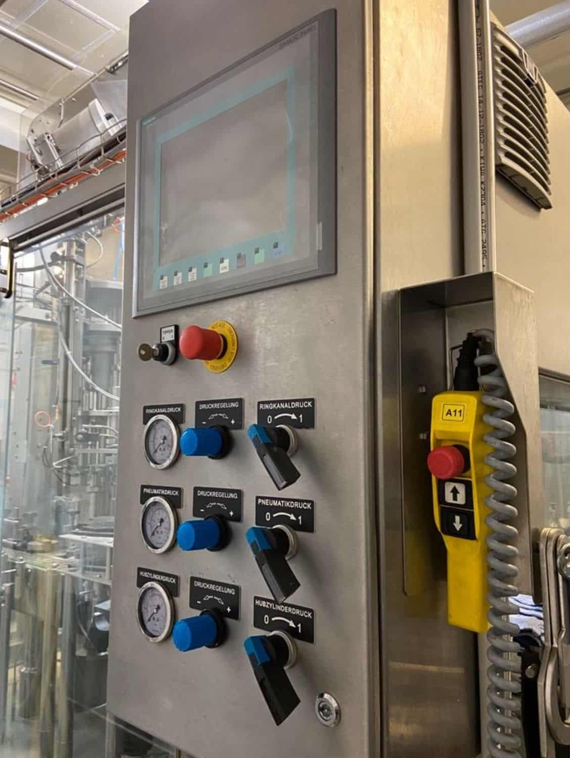 Unité de contrôle de Nagel, PAC, Juwatec, ICS Ligne de remplissage de verre consigné pour bière, boissons gazeuses