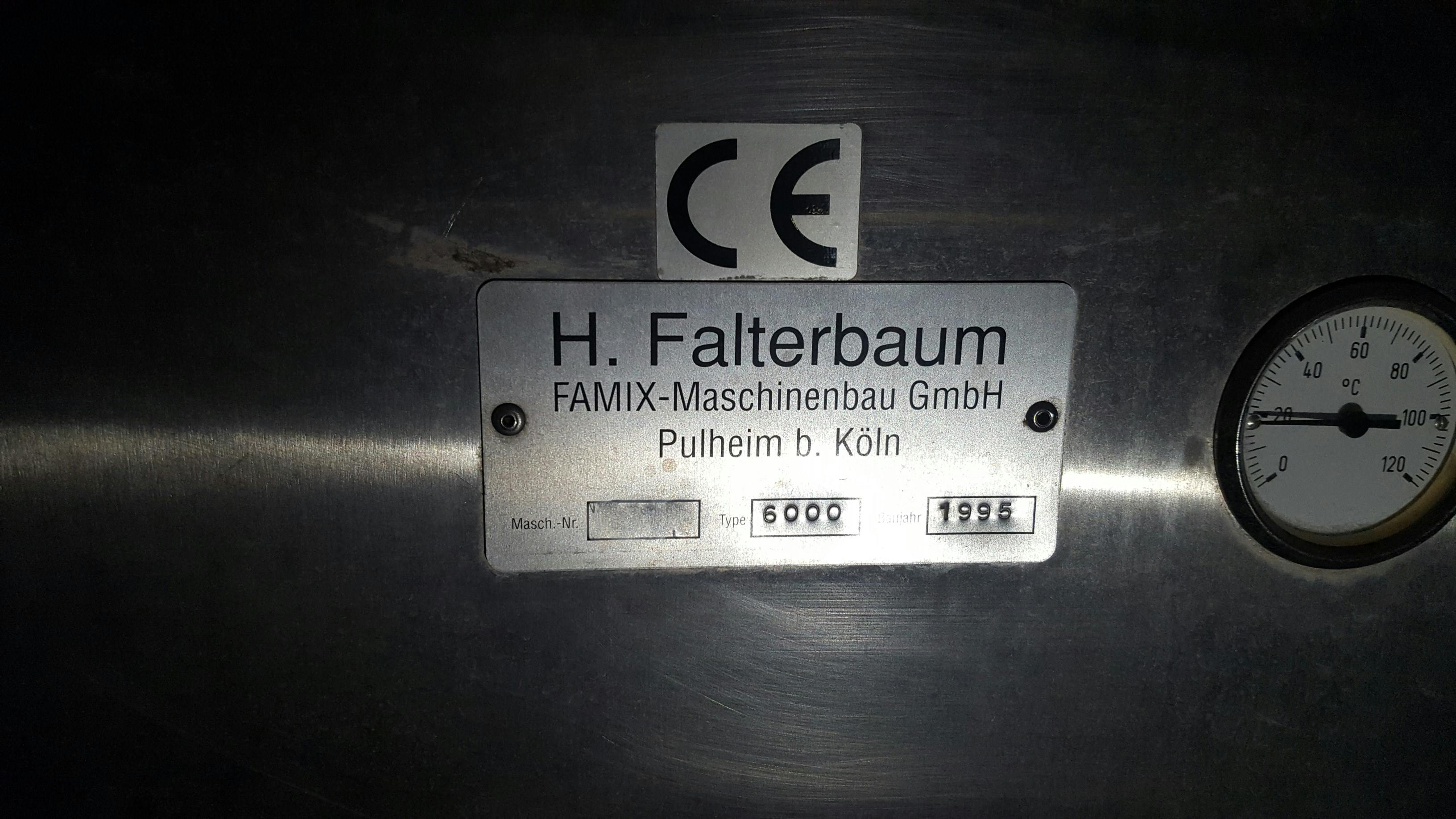 Plaque signalétique of H. FALTERBAUM FAMIX-MASCHINENBAU GMBH Famix 6000