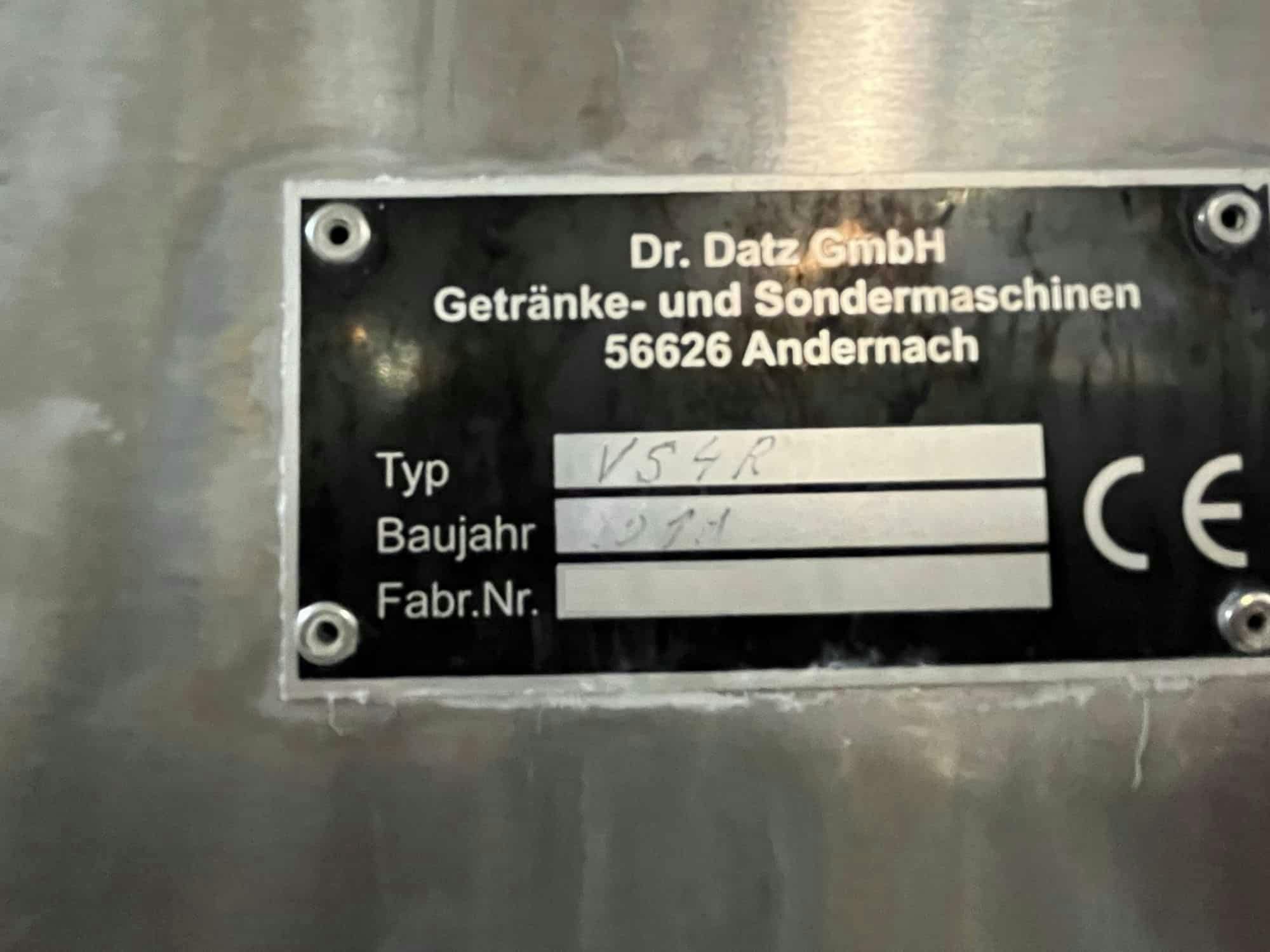 Plaque signalétique of Dr. Datz GmbH Getränke- und Sondermaschinenbau VS4R