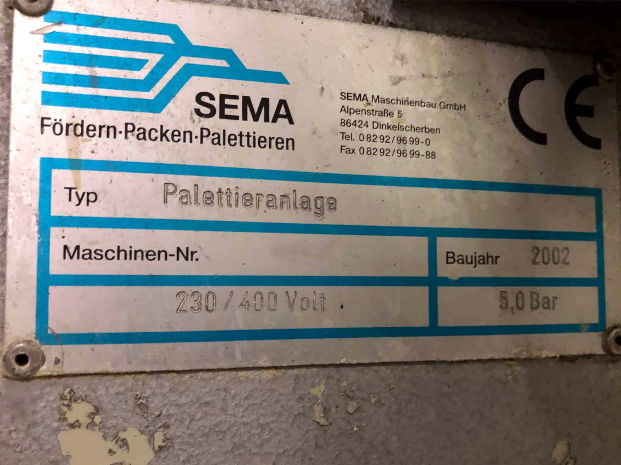 Plaque signalétique of SEMA 5242-02