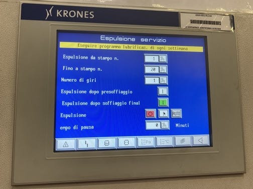 Unité de contrôle of Krones Contiform S20